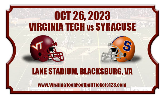 2023 Virginia Tech Vs Syracuse