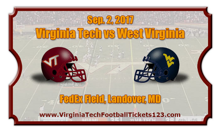 Virginia Tech Hokies vs West Virginia Mountaineers Football Tickets | Sep. 2, 2017